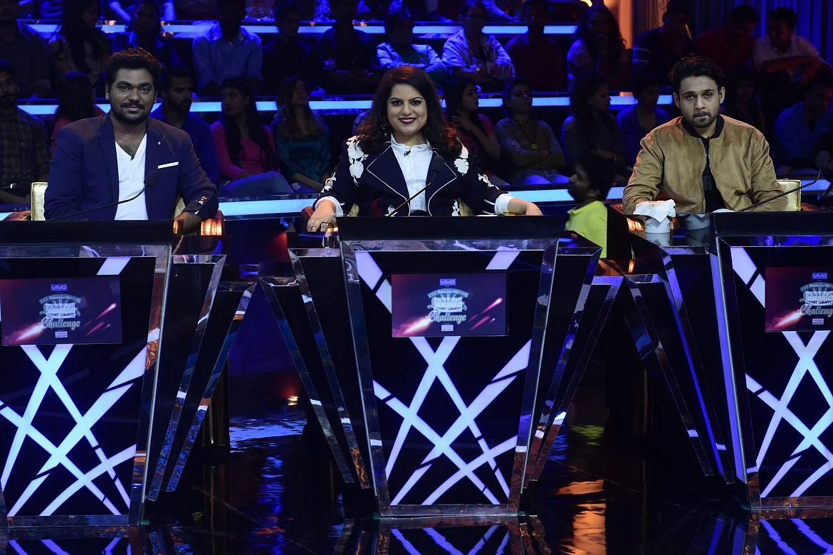 Mallika Dua, Zakir Khan and Hussain Dalal on <i>T</i>he Great Indian Laughter Challenge