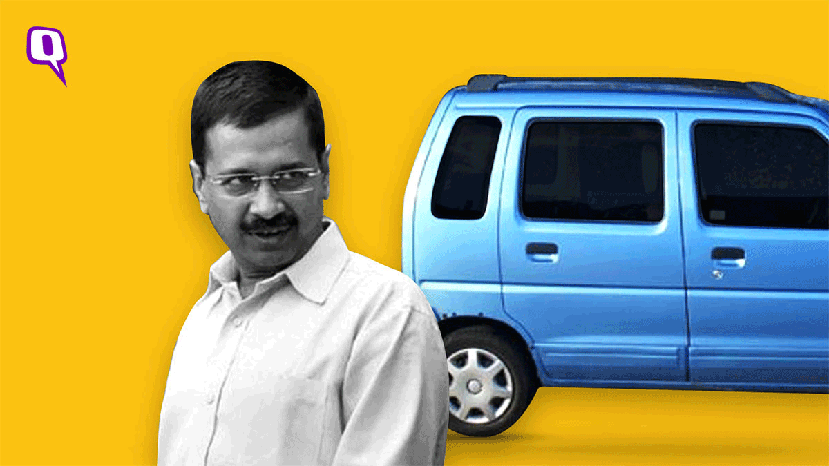 Kejriwal’s iconic blue WagonR car was stolen near the Secretariat in Delhi. 