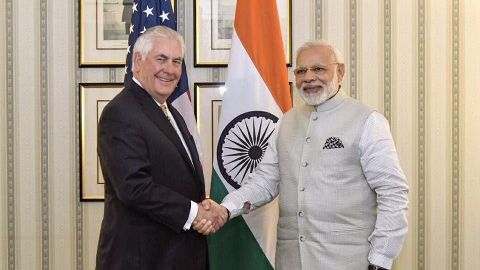 Narendra Modi and Rex Tillerson. Image used for representation only.