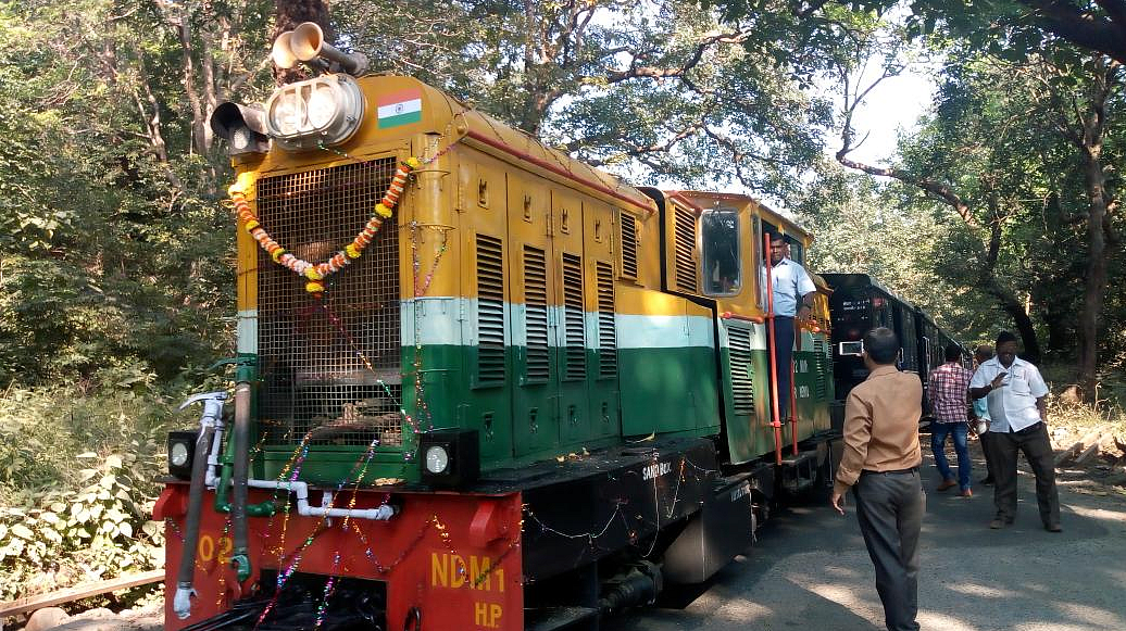 The famous toy train at Matheran.