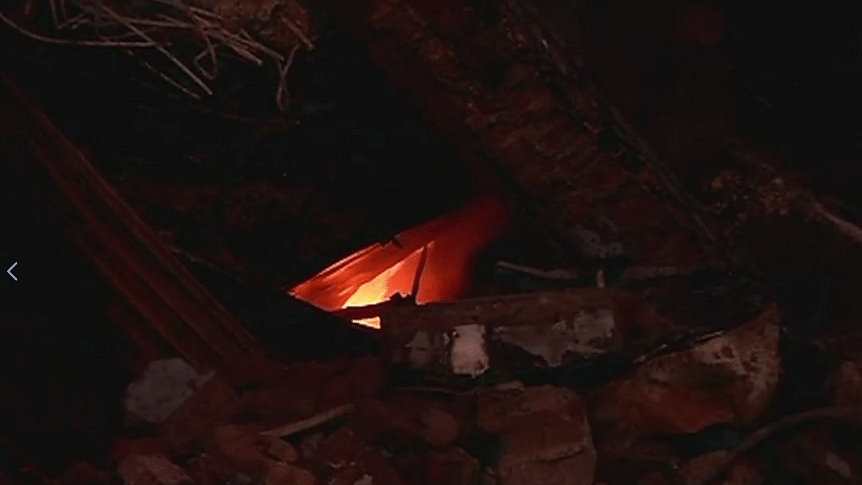 Three-Storey Building Gutted in Massive Fire in West Delhi