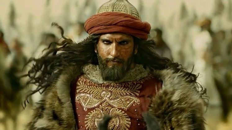 Ranveer Singh as Alauddin Khilji in <i>Padmavati. </i>