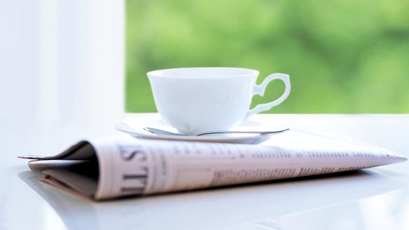 Nothing like your morning cuppa and a newspaper on a Sunday.&nbsp;