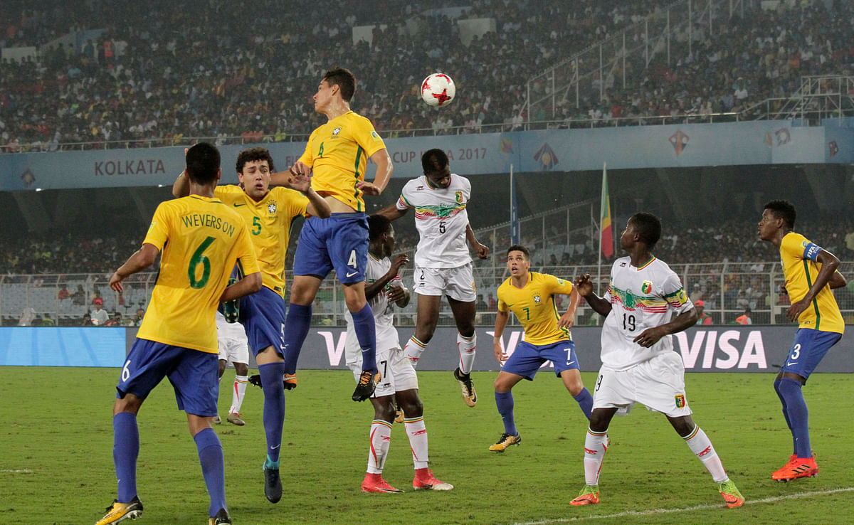 FIFA U-17 World Cup: Brazil beat Mali to finish third in the competition in Kolkata on Saturday. 