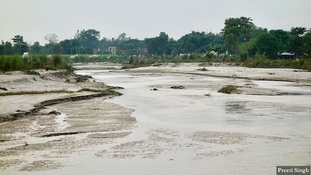

Marjadi village in Pashchim Champaran is surrounded by rivers on all four sides. It faced unprecedented flash flood in the intervening night of 12-13 August.