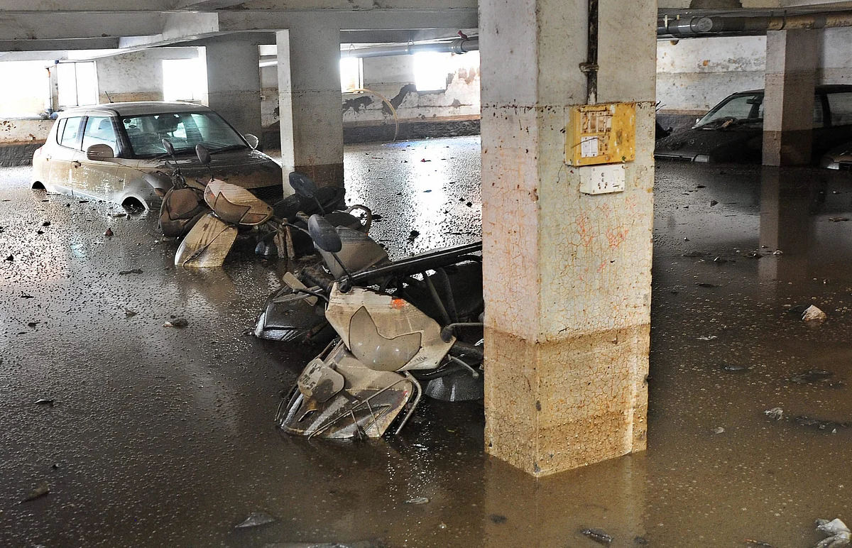 Several parts of the city are still recovering from the rain damage. 
