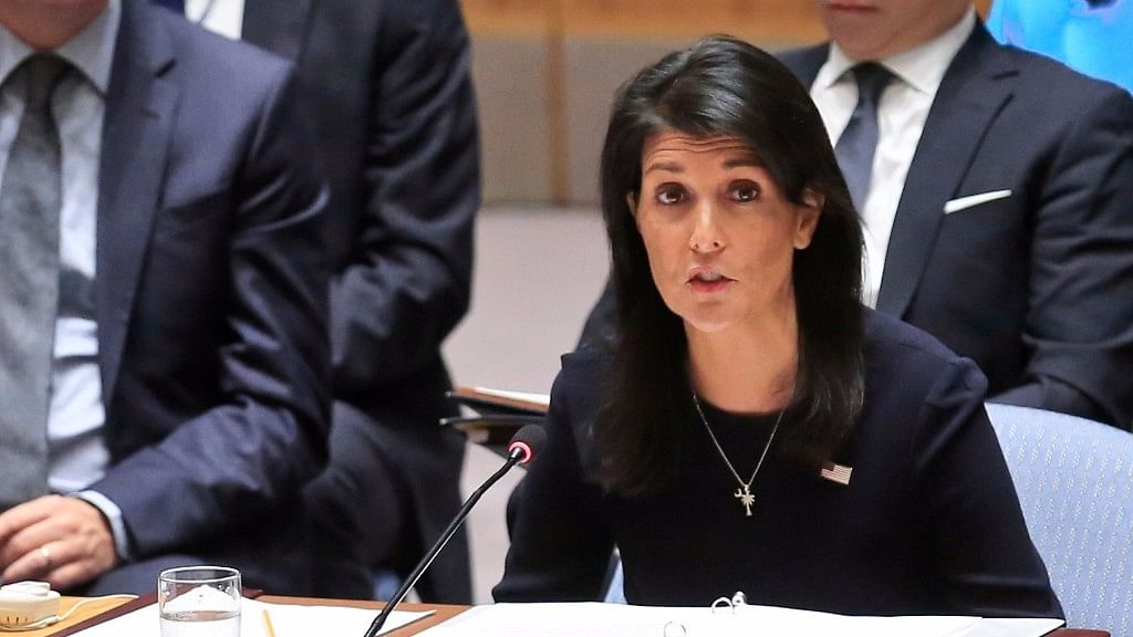 Nikki Haley said the US could use India’s help to rebuild Afghanistan’s infrastructure and economy.