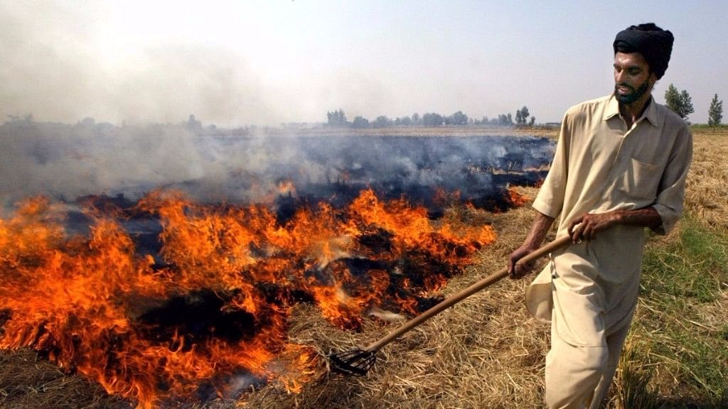 Stubble burning in Punjab and Haryana leads to a rise in pollution levels in the neighbouring Delhi NCR.