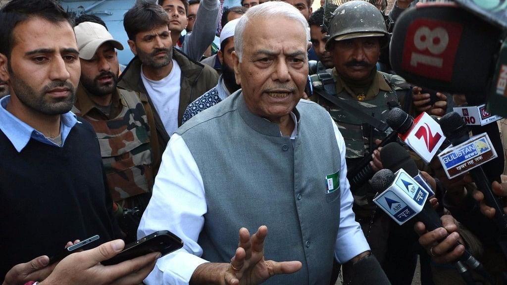 Yashwant Sinha Opens up on Kashmir Impasse, Debunks BJP’s Claims