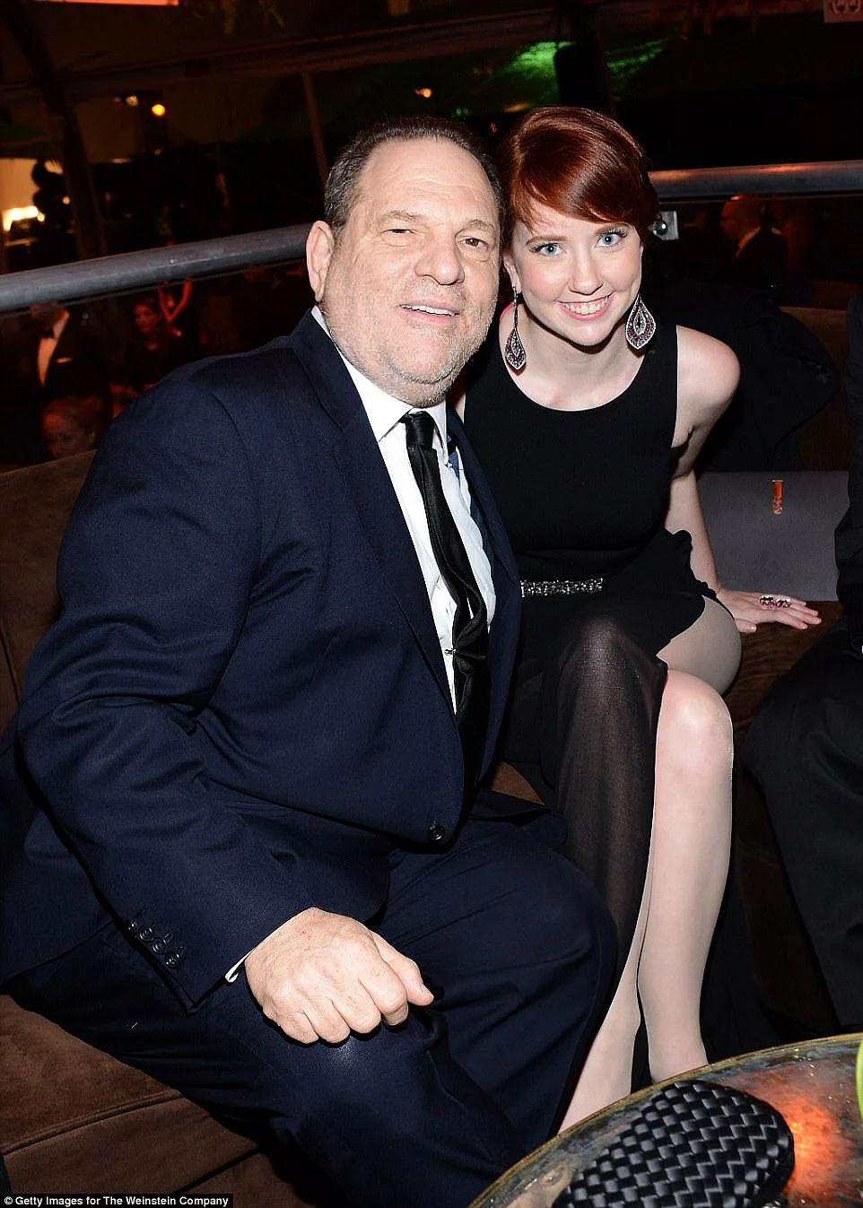Harvey Weinstein and daughter Remy.