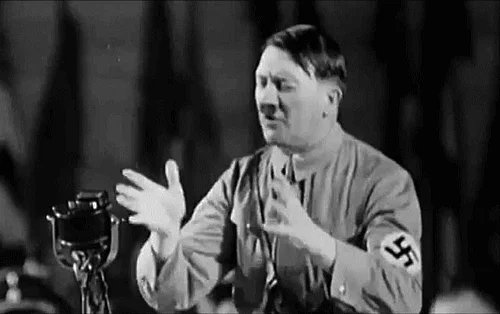 It must not have helped matters that dictators of the time such as Hitler (with the toothbrush mooch) and Stalin (with that walrus mooch) rose to power, collating scared countrymen under the sweep of their ‘stache. (GIF Courtesy: Giphy)