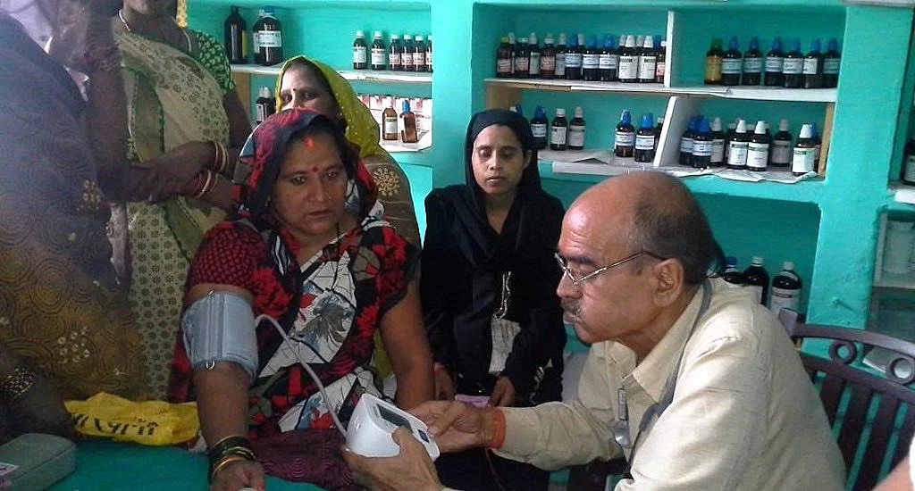 Consultation and medicines are free at the bi-weekly clinic that attracts patients from villages in a 3km radius. 
