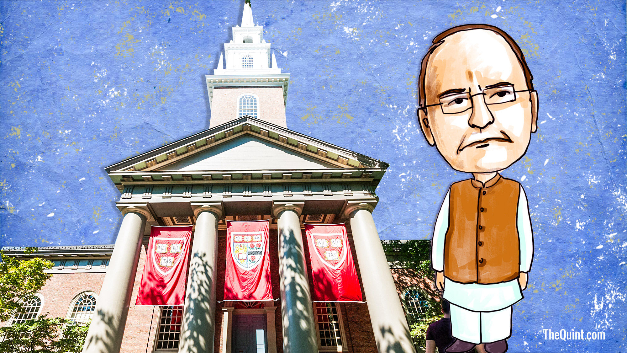 

Defensive approach on note ban and economy-related issues dominated Jaitley’s interaction with students at Harvard.