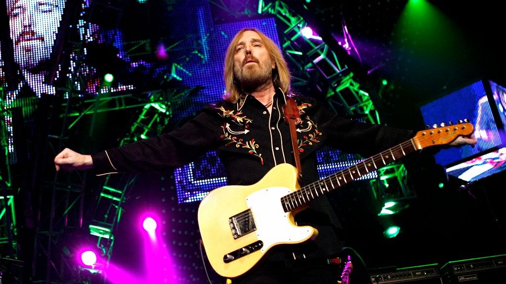 Tom Petty at one of his rock performances&nbsp;