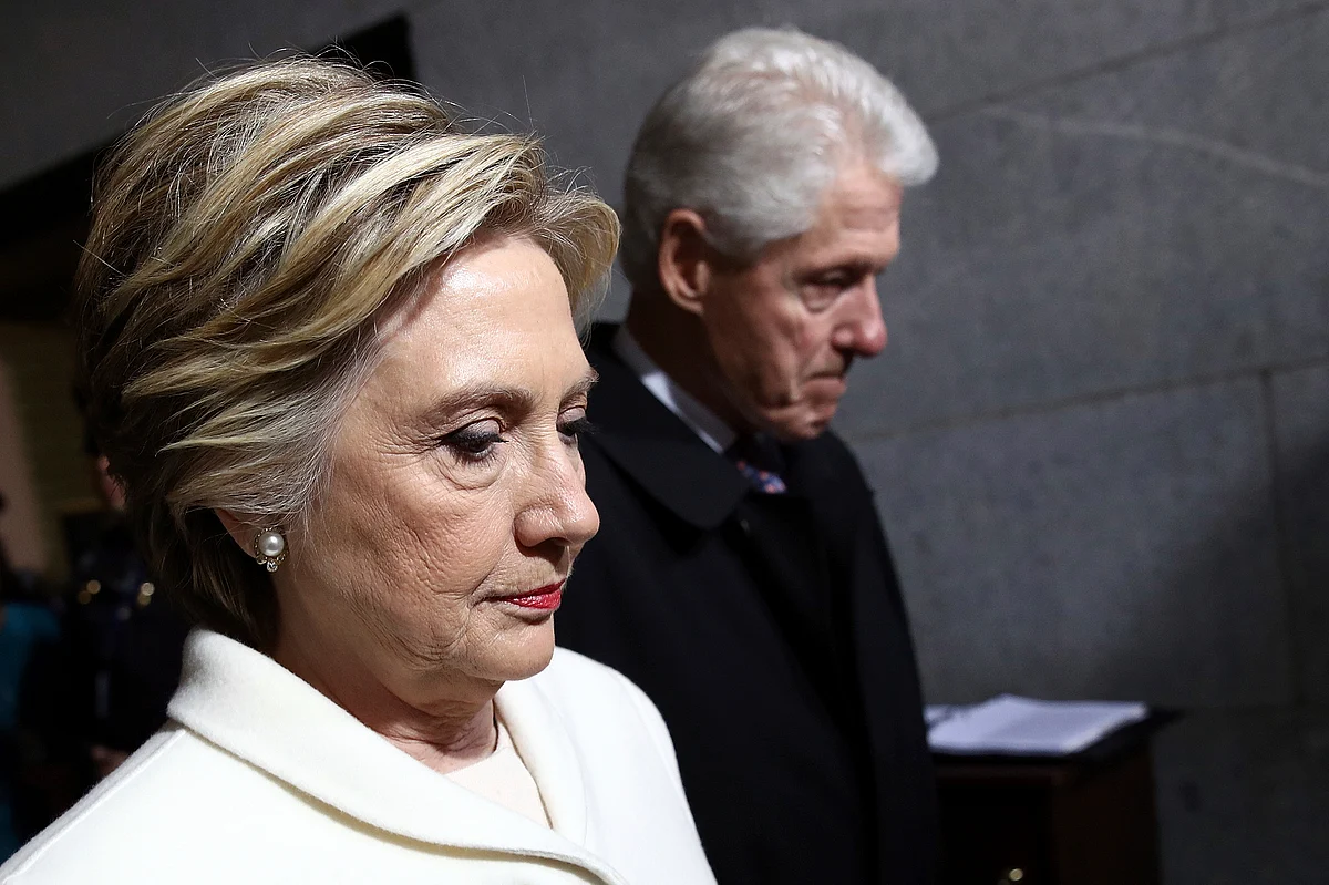 Hillary Clinton and former President Bill Clinton.