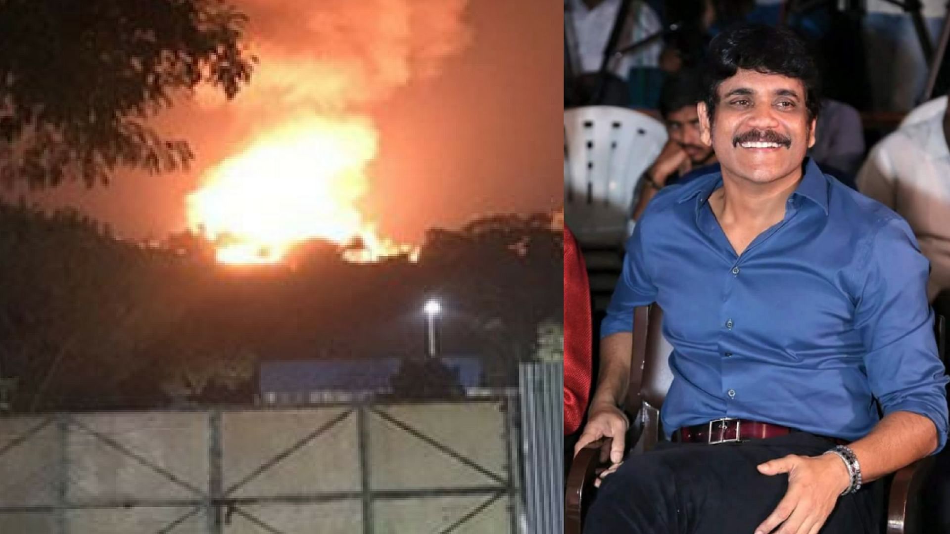 Nagarjuna opens up about his studio being burnt down.&nbsp;