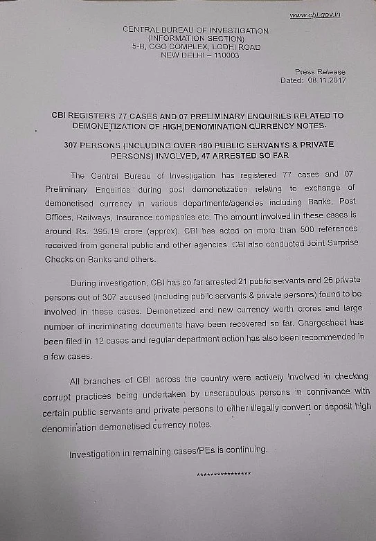 CBI’s press release.