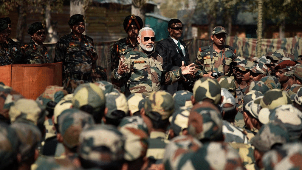 Prime Minister Narendra Modi reached the Gurez Valley along the LoC in Jammu and Kashmir to celebrate Diwali with the troops.