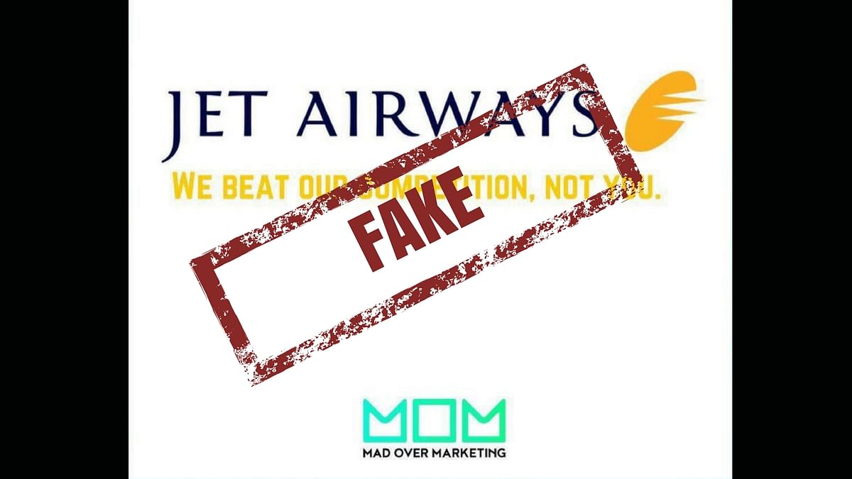 Don’t Be WebQoofed by This Fake Jet Airways Ad Mocking IndiGo