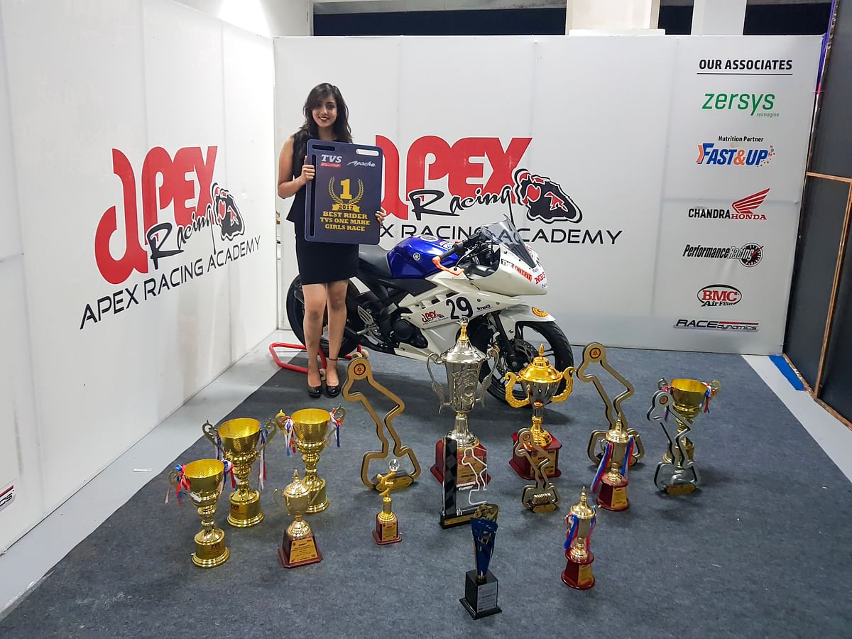 Aishwarya Pissay, a national level two-wheeler racing champion, held on to her dream despite a deadly crash.