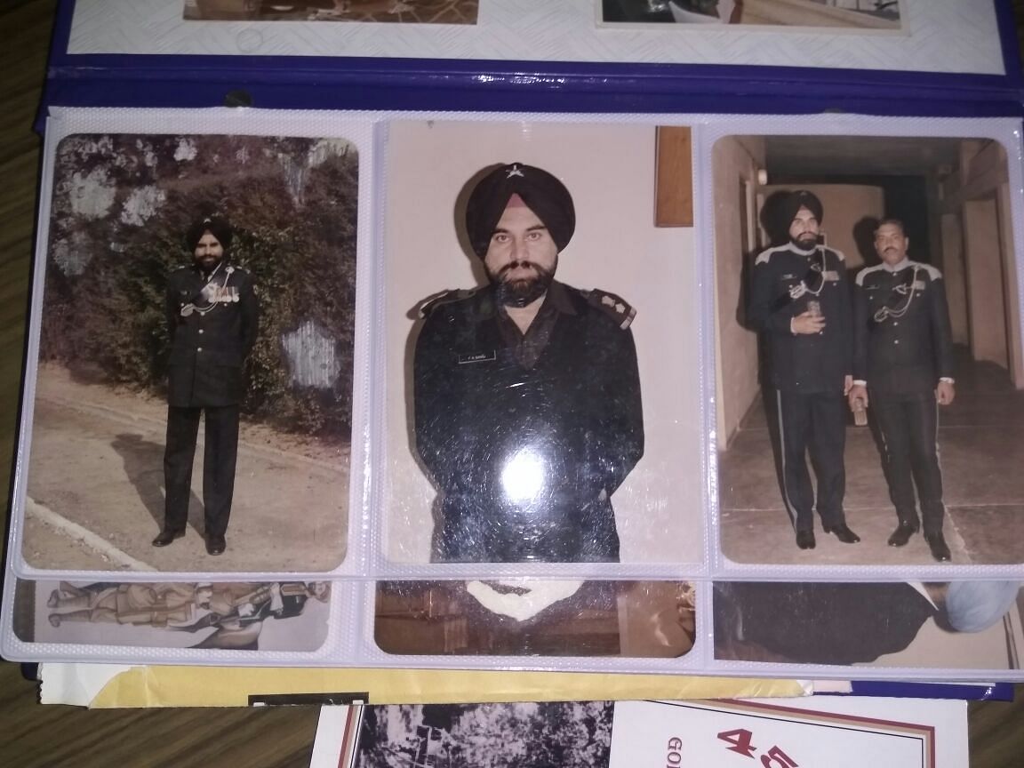 A young Colonel TS Sidhu