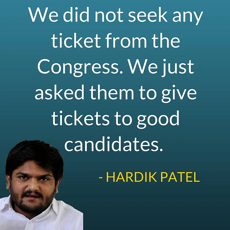 Gujarat Polls: Hardik Says Congress Has Okayed Quota For Patidars