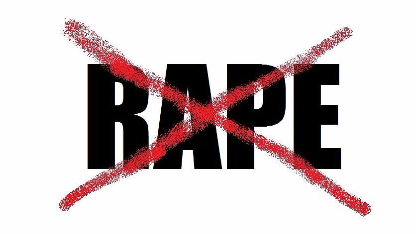 Say no to rape or any other kind of violence against women. 