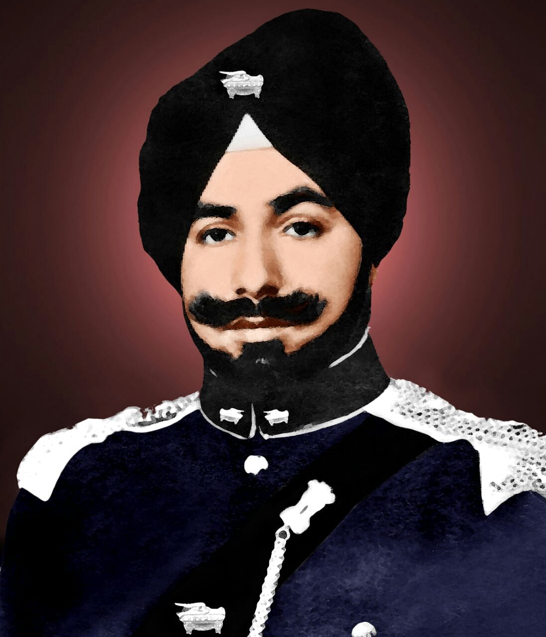 Major DS Narag - the Squadron Commander who was martyred during the Battle of Garibpur.&nbsp;