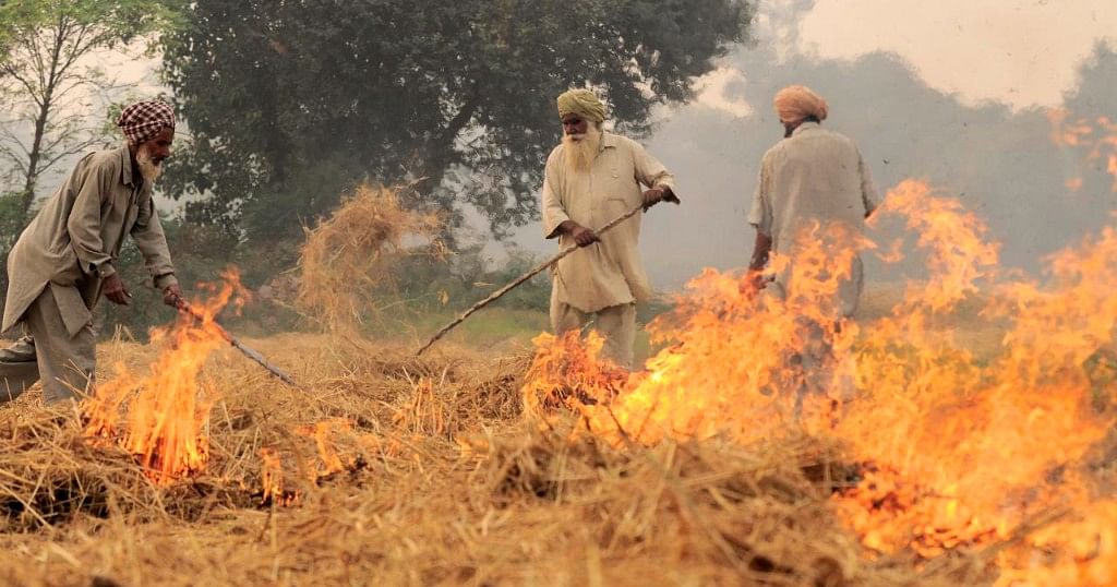 India's Crop Burning Contributes to 12.2% of Global GHG Emissions: Report