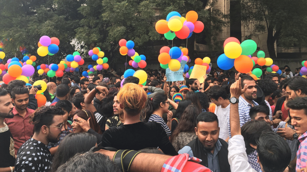 The 10th Queer Pride took place at Barakhamba Road in New Delhi on 12 November.
