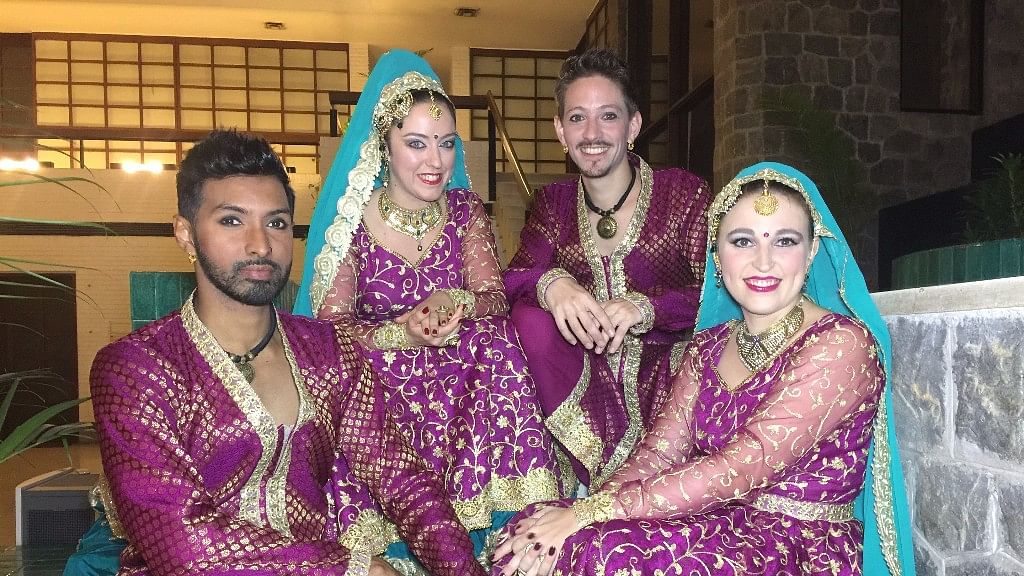 Belgian Dance Troupe Does Bollywood Number for the Royals   