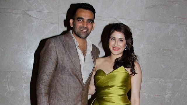 Zaheer Khan and Sagarika Ghatge.