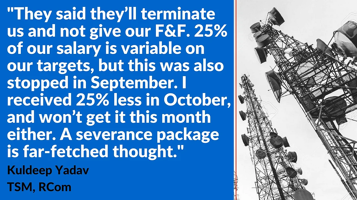 Reliance Communications Leaves 3,000 Employees Out in the Cold