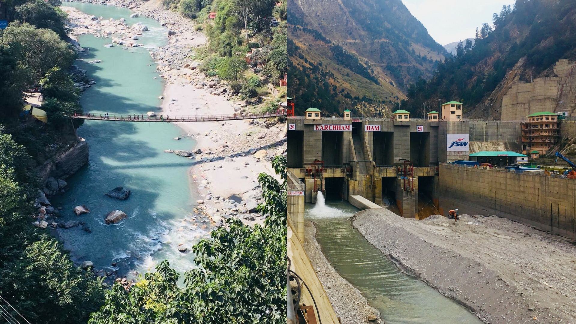 The Sutlej river is home to at least 7 hydropower projects in Kinnaur district in Himachal Pradesh.