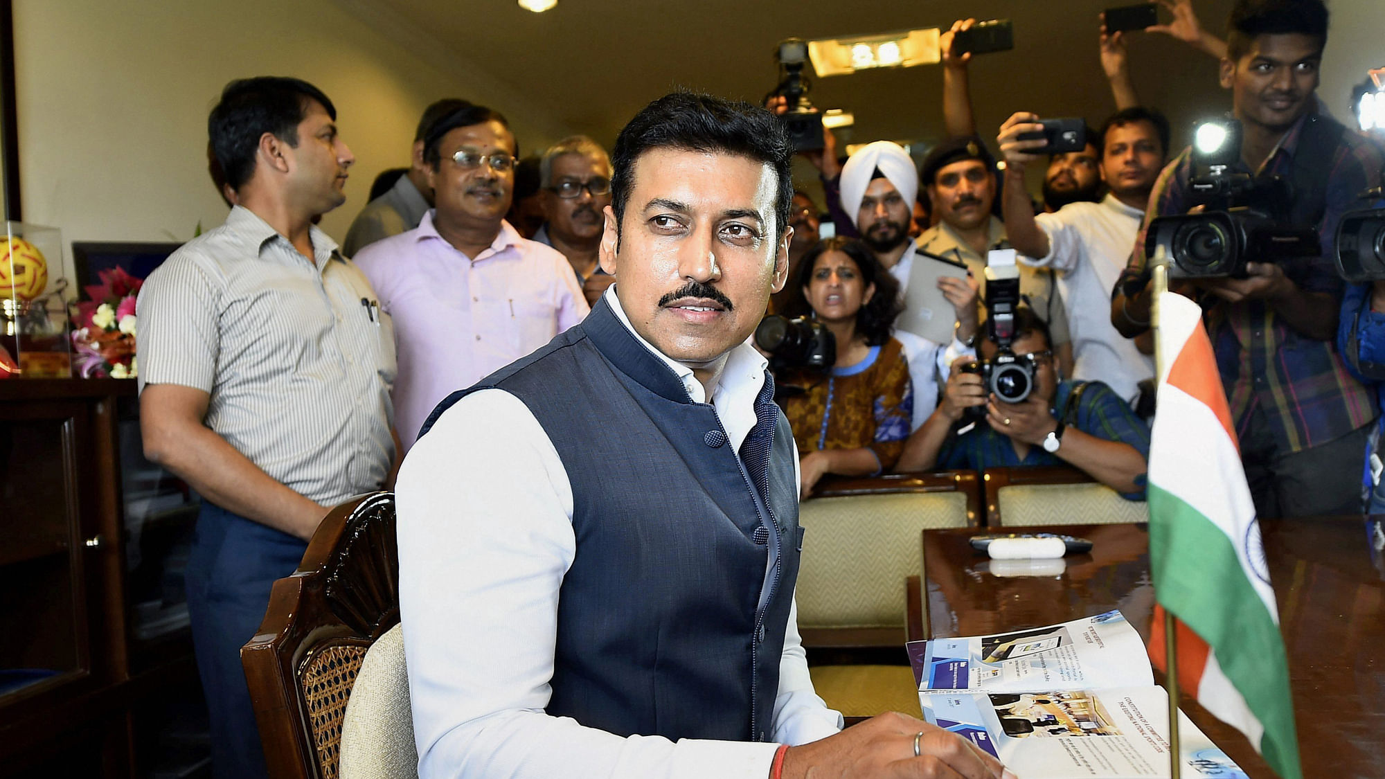 Rajyavardhan Singh Rathore has cleared the air about who will dope test Indian cricketers.