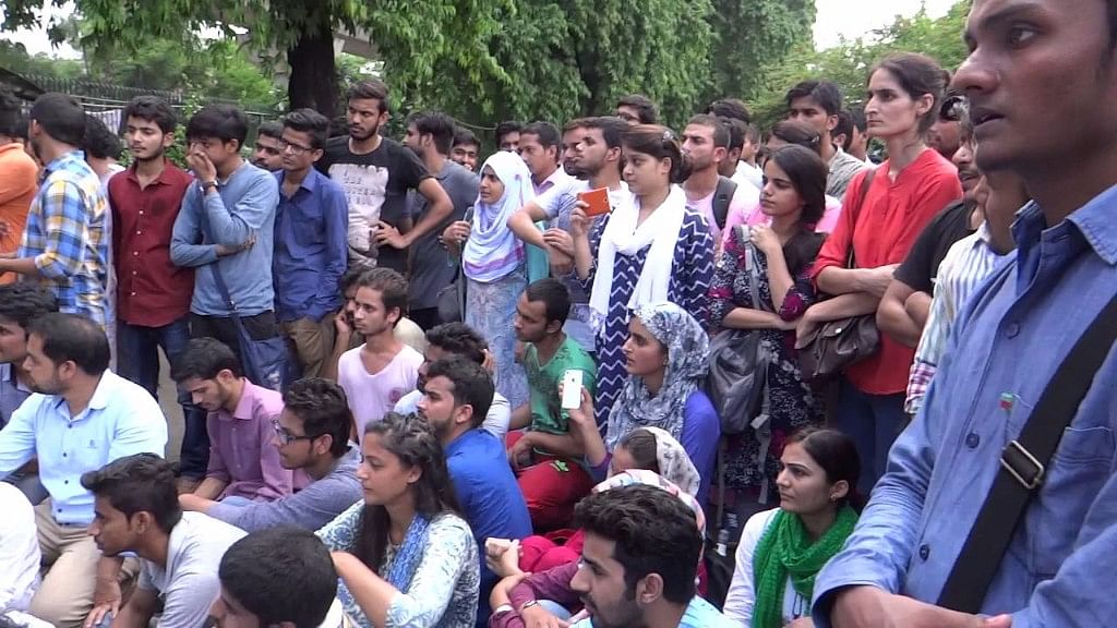 Students at Jamia Millia Islamia have been protesting to demand student union elections.&nbsp;