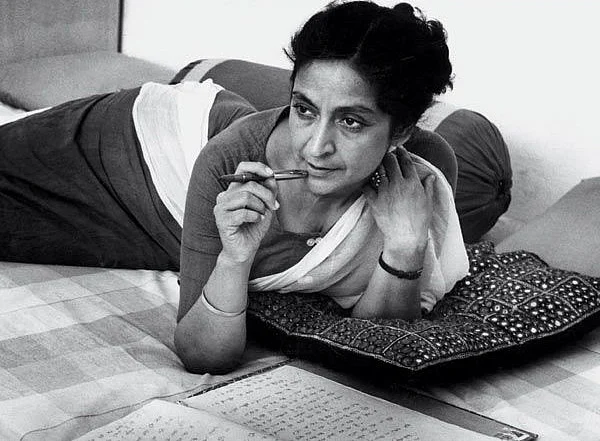 Poetess Amrita Pritam.