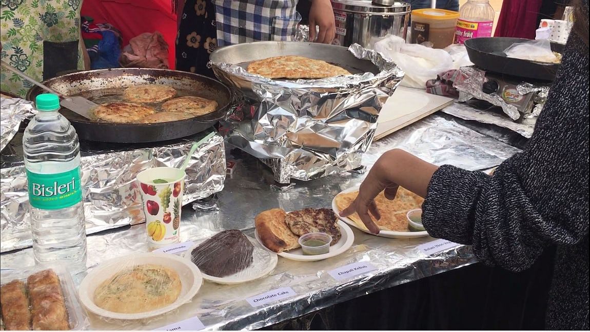It was the delicious food offered at the stall named ‘Ilham’ by Afghan refugees that attracted everyone’s attention.