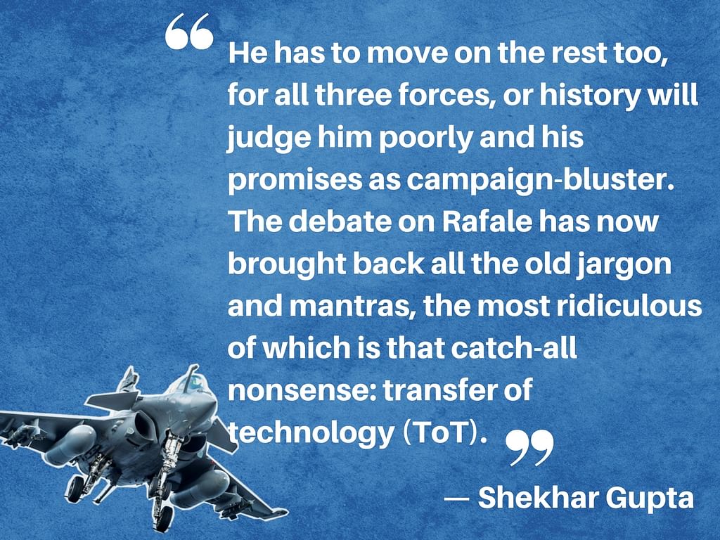 PM Modi must learn to take risks in defence procurements like Rajiv Gandhi did in 1985-89, argues Shekhar Gupta. 