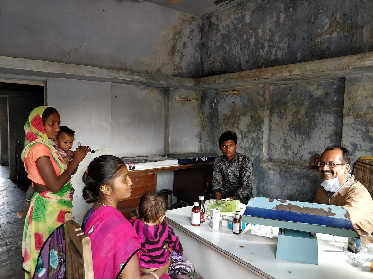 A rudimentary health centre in Bavla taluka in Ahmedabad district.