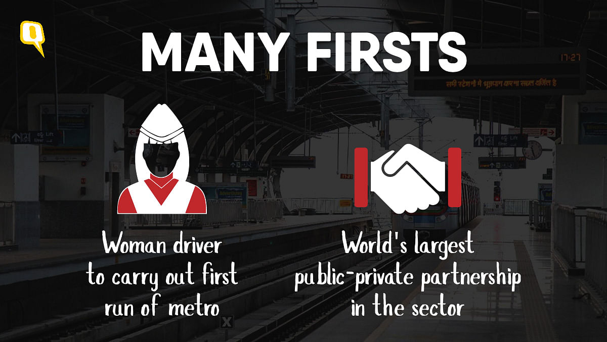 The metro is touted to be India’s largest project facilitated via a public-private partnership model. 