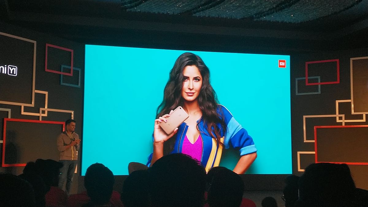 Xiaomi Redmi Y1 will be endorsed by Katrina Kaif for its selfie features. 