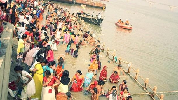 People thronging the Ganges for Kartik Purnima. Photo used for representational purpose.