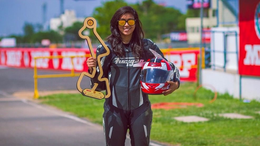 21-year-old Aishwarya Pissay is the first ever national two-wheeler racing champion in the girls category.&nbsp;