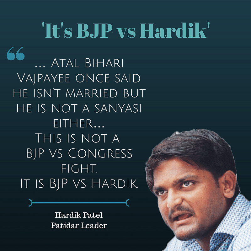 Hardik Patel says that the BJP has created a fake video of the 23-year-old to ‘character-assassinate’ him.