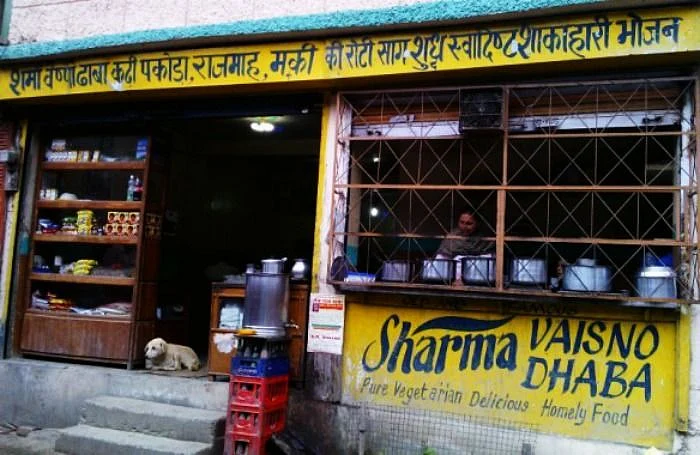Representative picture of a <i>dhaba.</i>