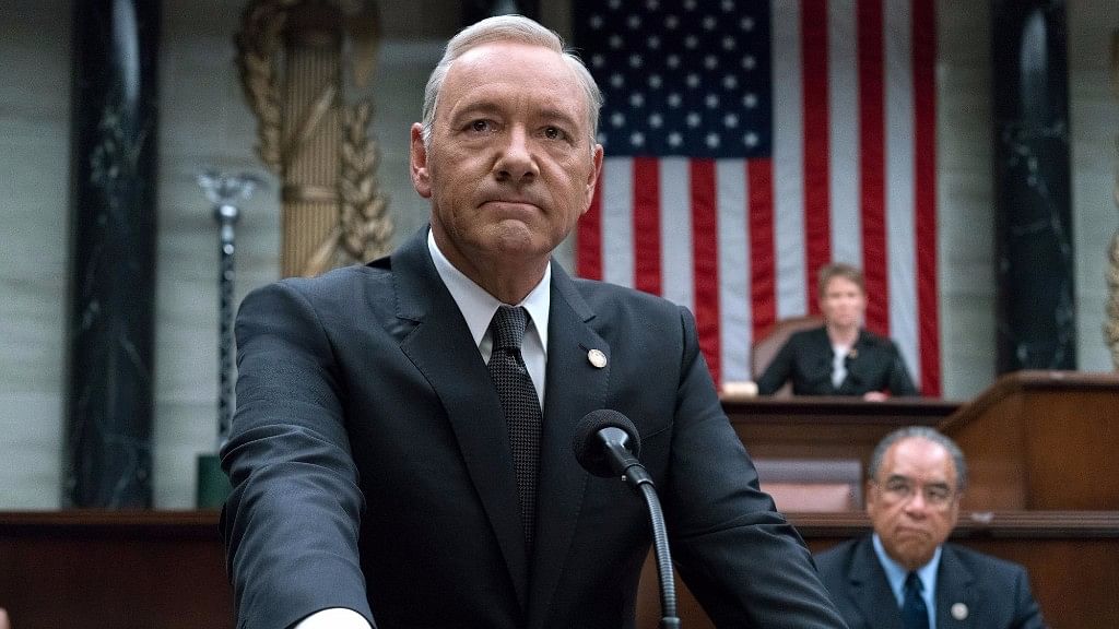 Kevin Spacey in <i>House of Cards.</i>