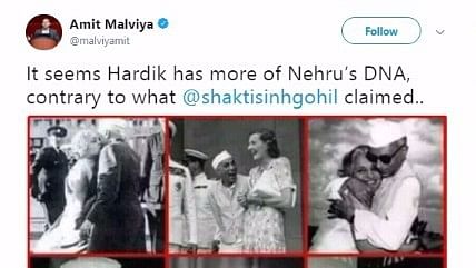 The photo comes barely days after an alleged “sex cd” of Hardik Patel.