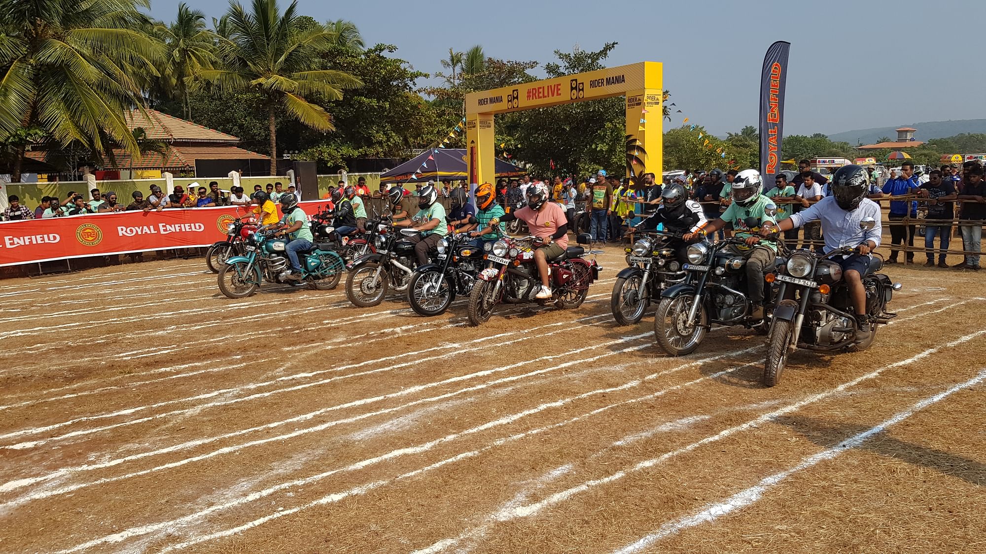 Slow racing event for men at Rider Mania 2017.&nbsp;