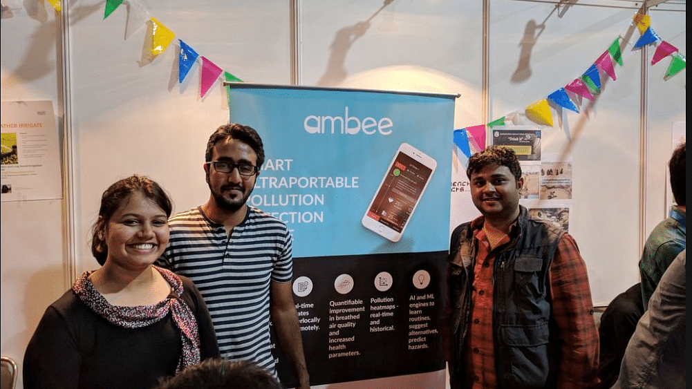 Ambee at the Bengaluru Tech Summit 2017. (Source: NUMA Bengaluru/ Twitter)&nbsp;